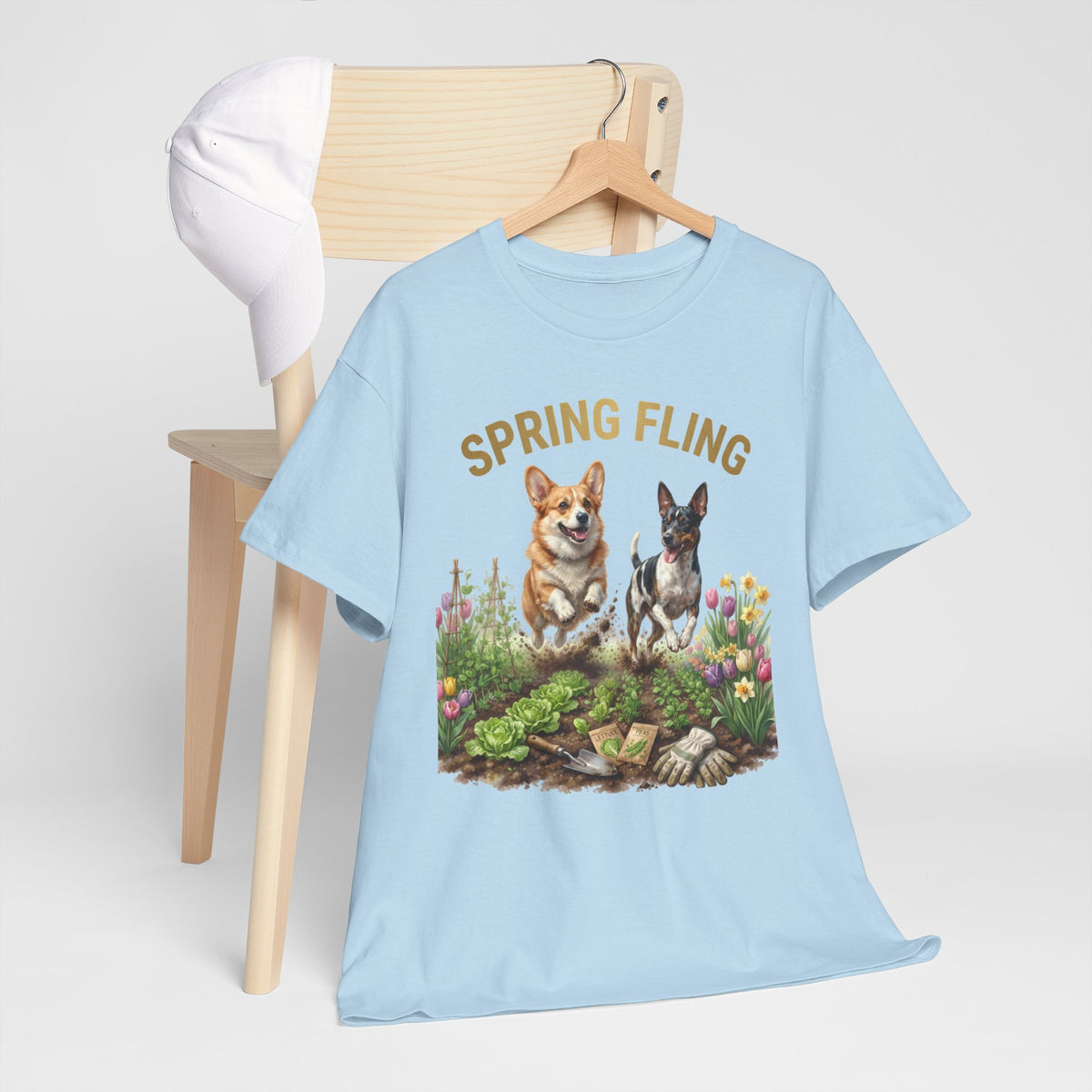Spring Fling Corgi & Rat Terrier Unisex T-Shirt