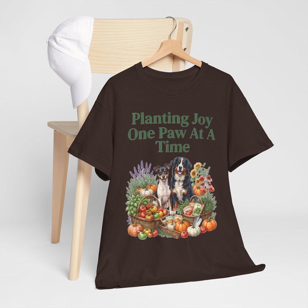 Planting Joy One Paw At A Time Unisex T-Shirt