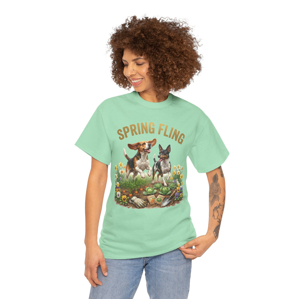 Spring Fling Beagle & Rat Terrier Unisex T-Shirt