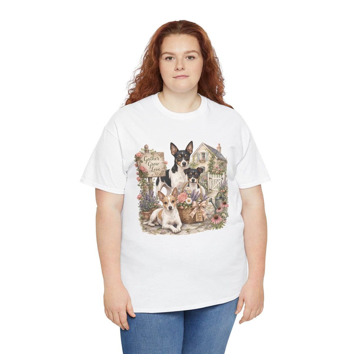Gather Grow Love Dog Tee