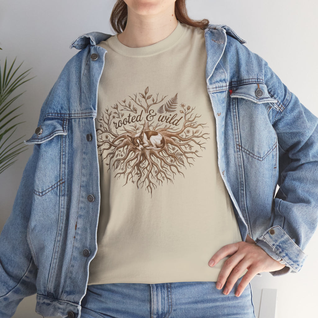 Rooted & Wild Tee — Inspirational Nature T-Shirt