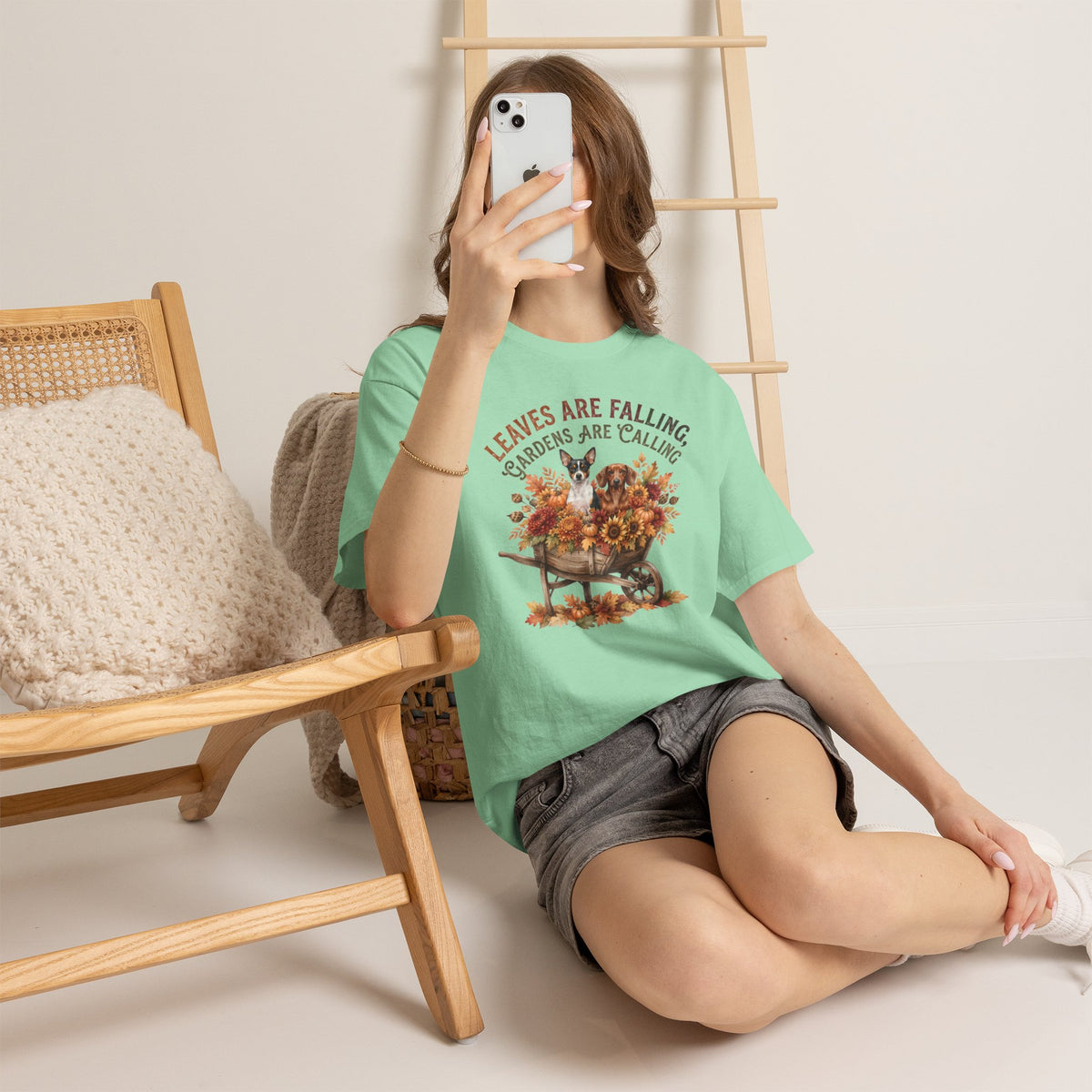 Leaves Are Falling Gardens Are Calling Unisex T-Shirt