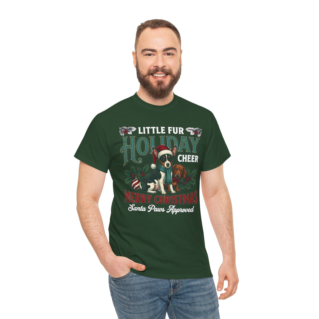 Little Fur Holiday Cheer Unisex T-Shirt