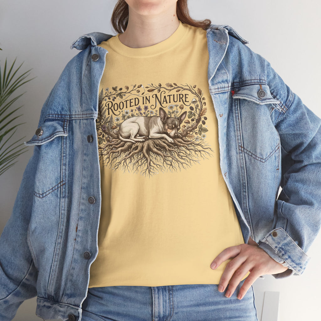 Rooted in Nature T-Shirt — Rat Terrier Graphic Tee
