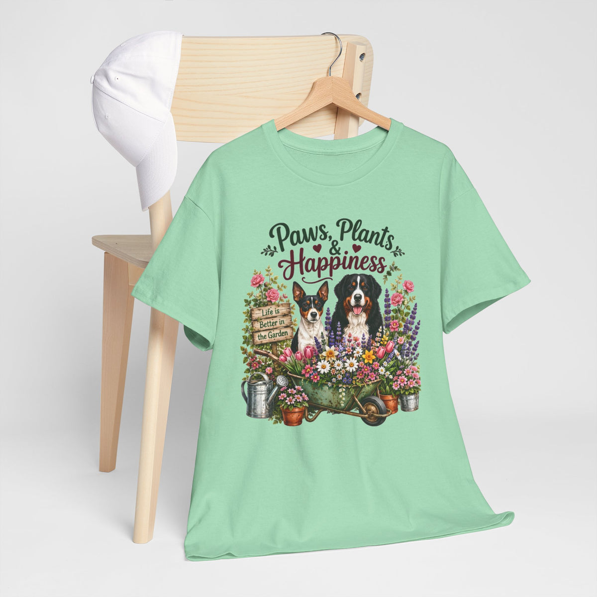 Paws Plants & Happiness Unisex T-Shirt