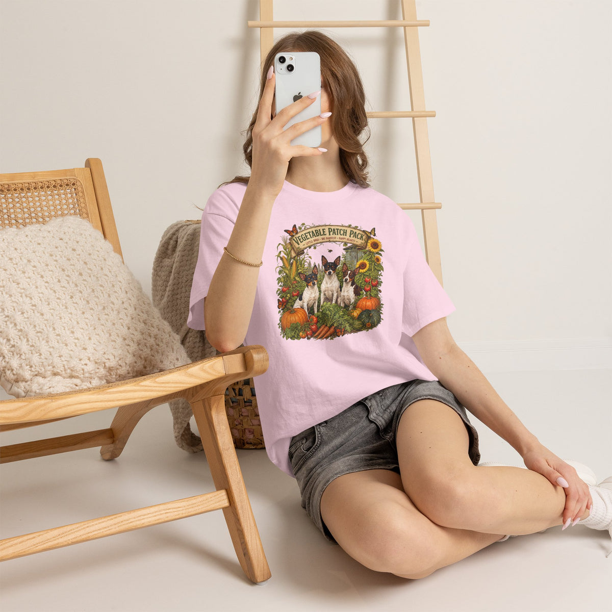 "Vegetable Patch Pack" Rat Terrier Tee