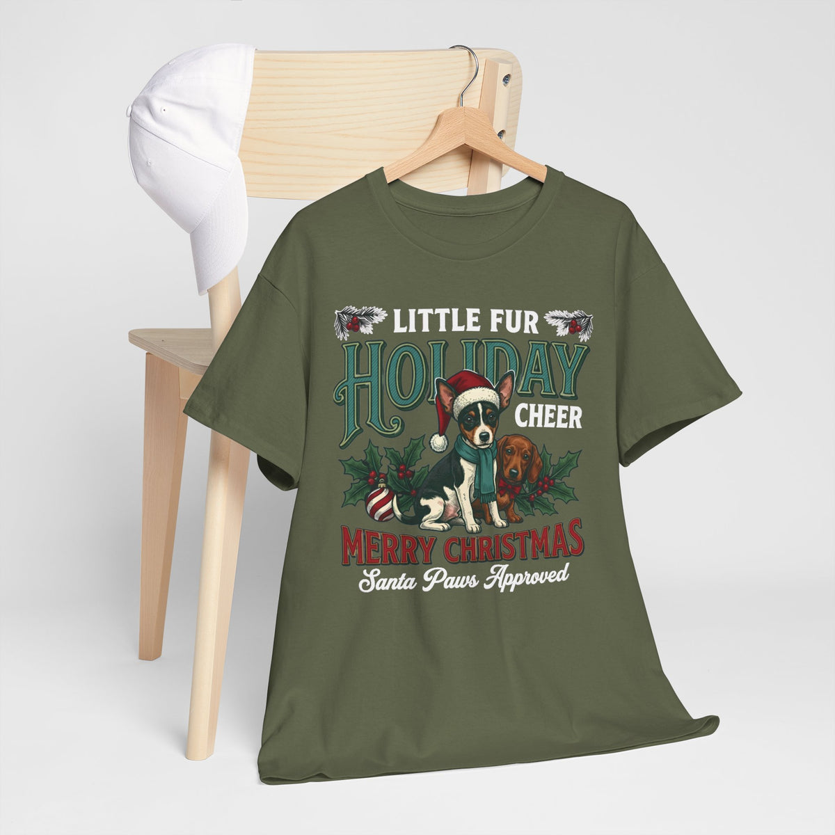 Little Fur Holiday Cheer Unisex T-Shirt