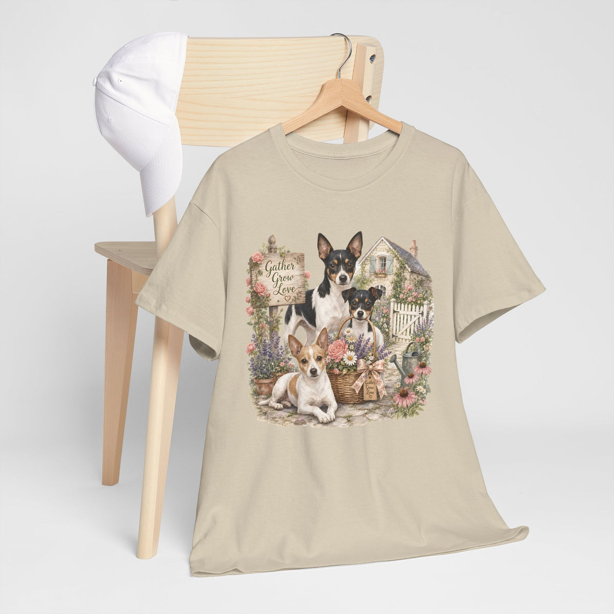 Gather Grow Love Dog Tee