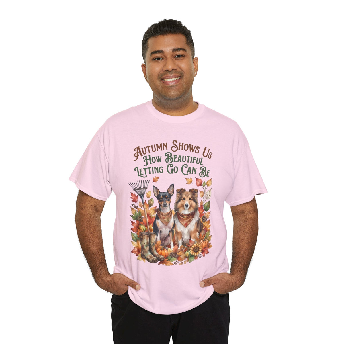 Autumn Shows Us How Beautiful Letting Go Can Be Unisex T-Shirt