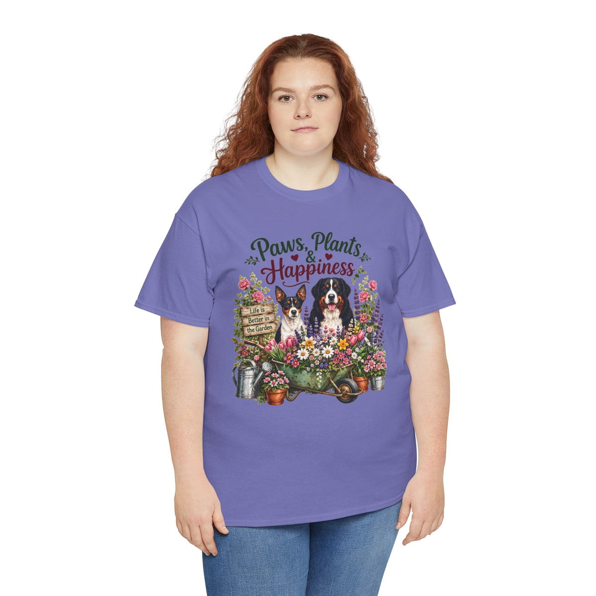 Paws Plants & Happiness Unisex T-Shirt