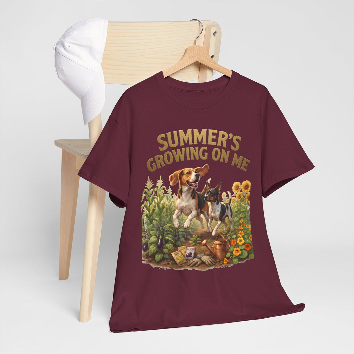 Summer's Growing on Me Beagle & Rat Terrier Unisex T-Shirt