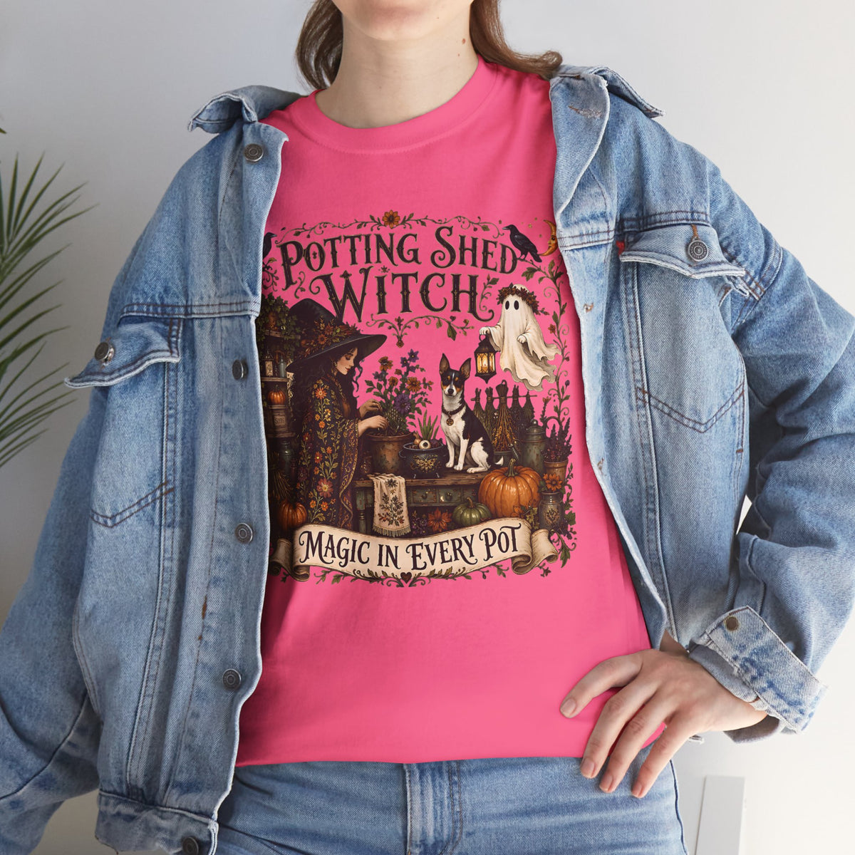 Potting Shed Witch Magic In Every Pot Unisex T-Shirt
