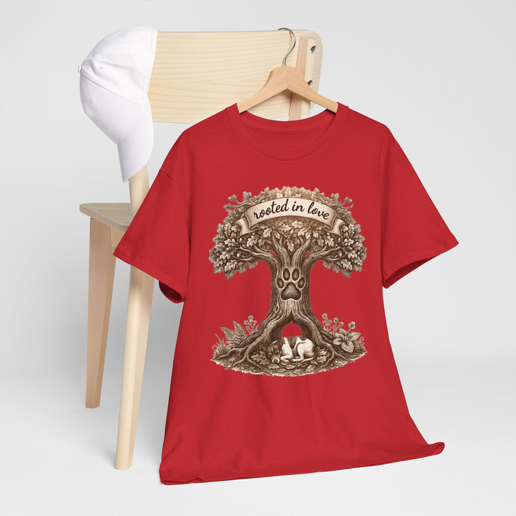 Rooted in Love Tree T-Shirt — Woodland Family & Pet Nature Tee