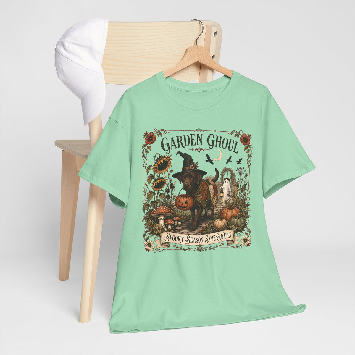 Garden Ghoul Spooky Season Same Old Dog Unisex T-Shirt