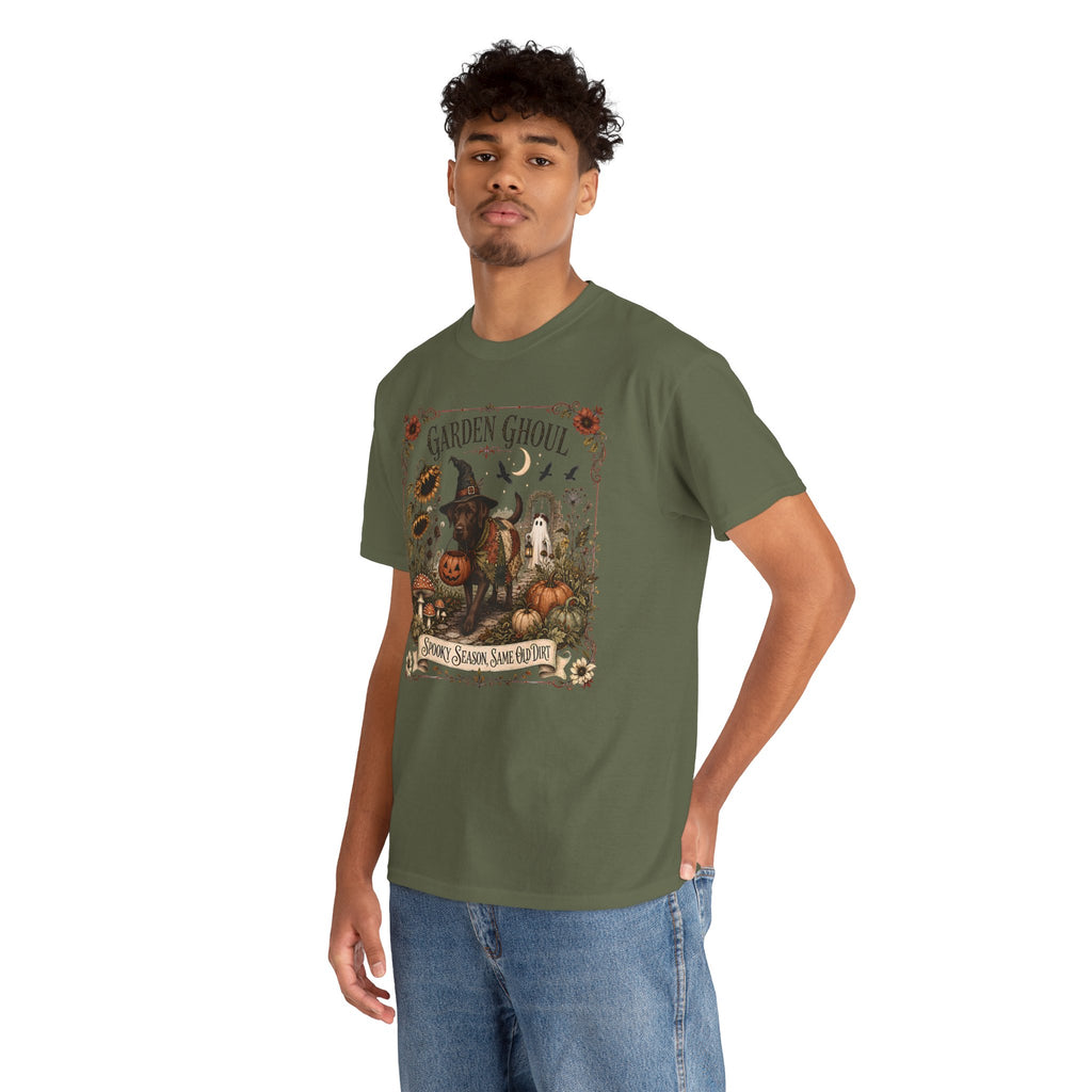 Garden Ghoul Spooky Season Same Old Dog Unisex T-Shirt