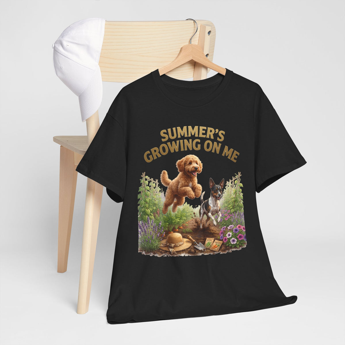 Summer's Growing on Me  Labradoodle & Rat Terrier Unisex T-Shirt