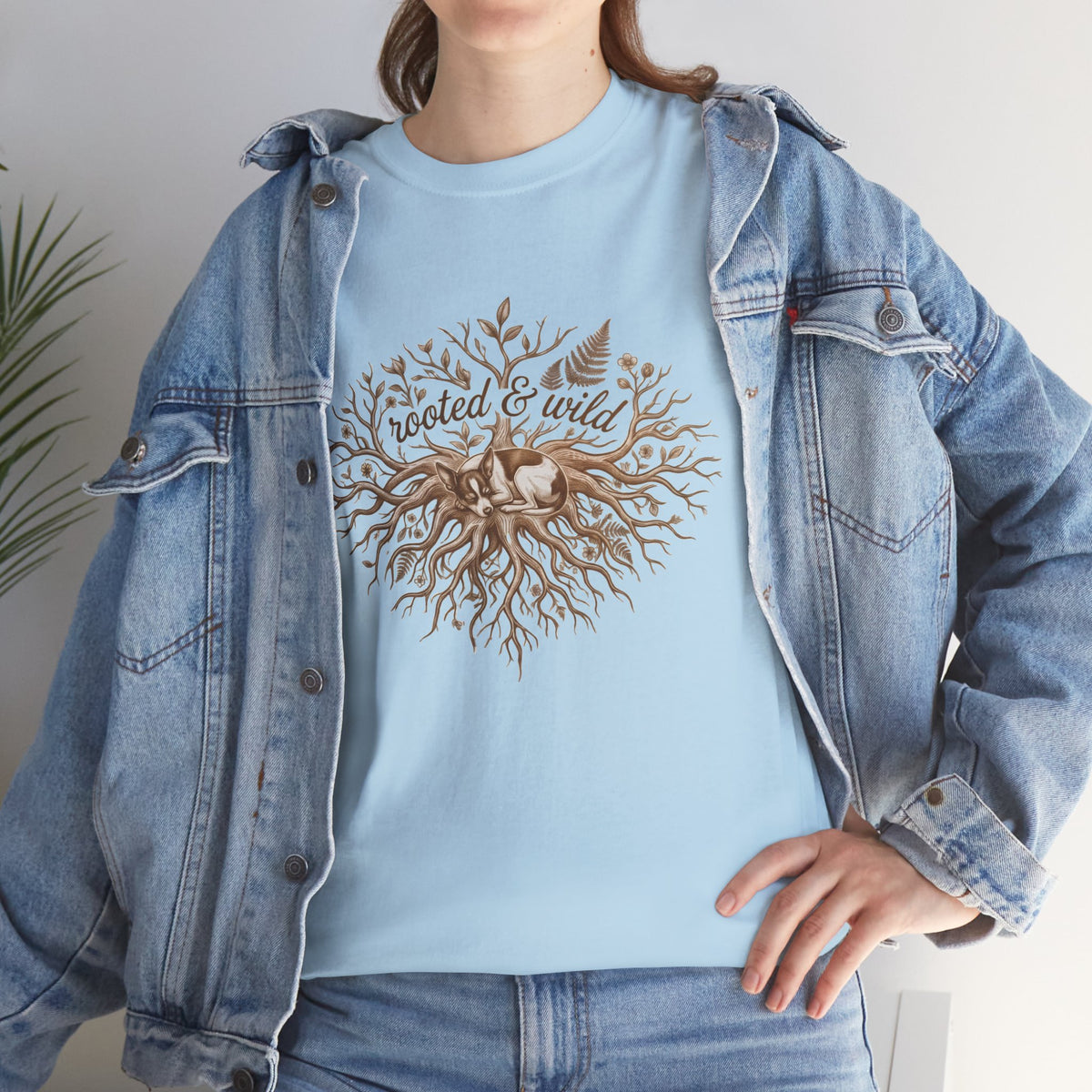 Rooted & Wild Tee — Inspirational Nature T-Shirt