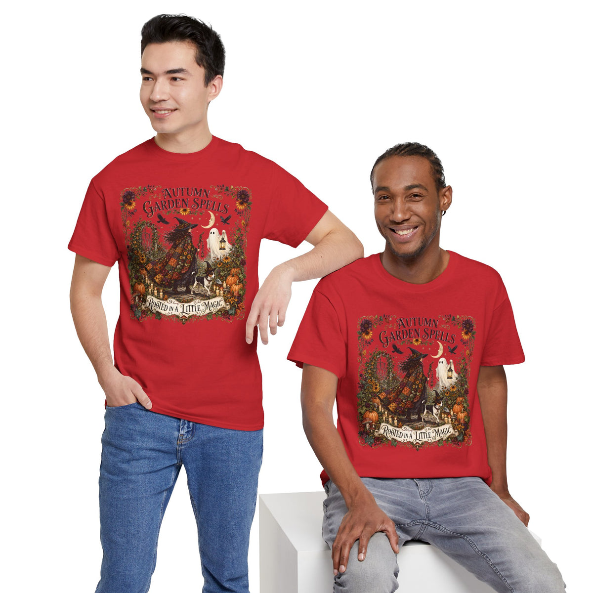 Autumn Garden Spells Rooted In A Little Magic Unisex T-Shirt