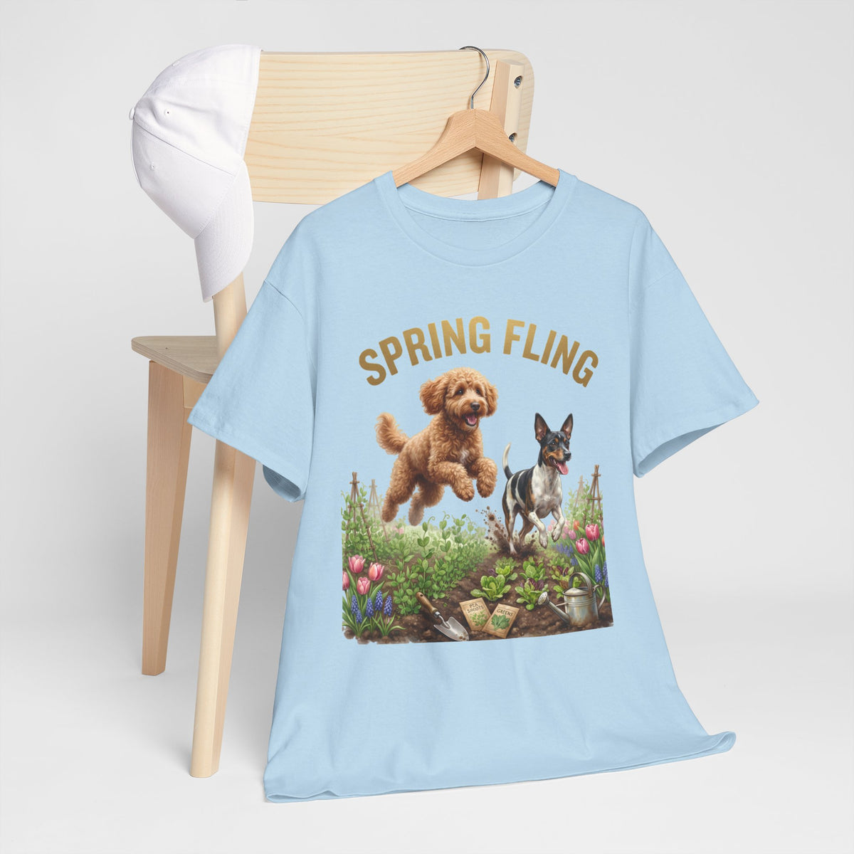 Spring Fling Labradoodle & Rat Terrier Unisex T-Shirt