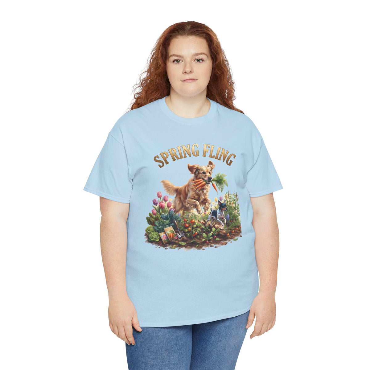 Spring Fling Golden Retriever & Rat Terrier Unisex T-Shirt