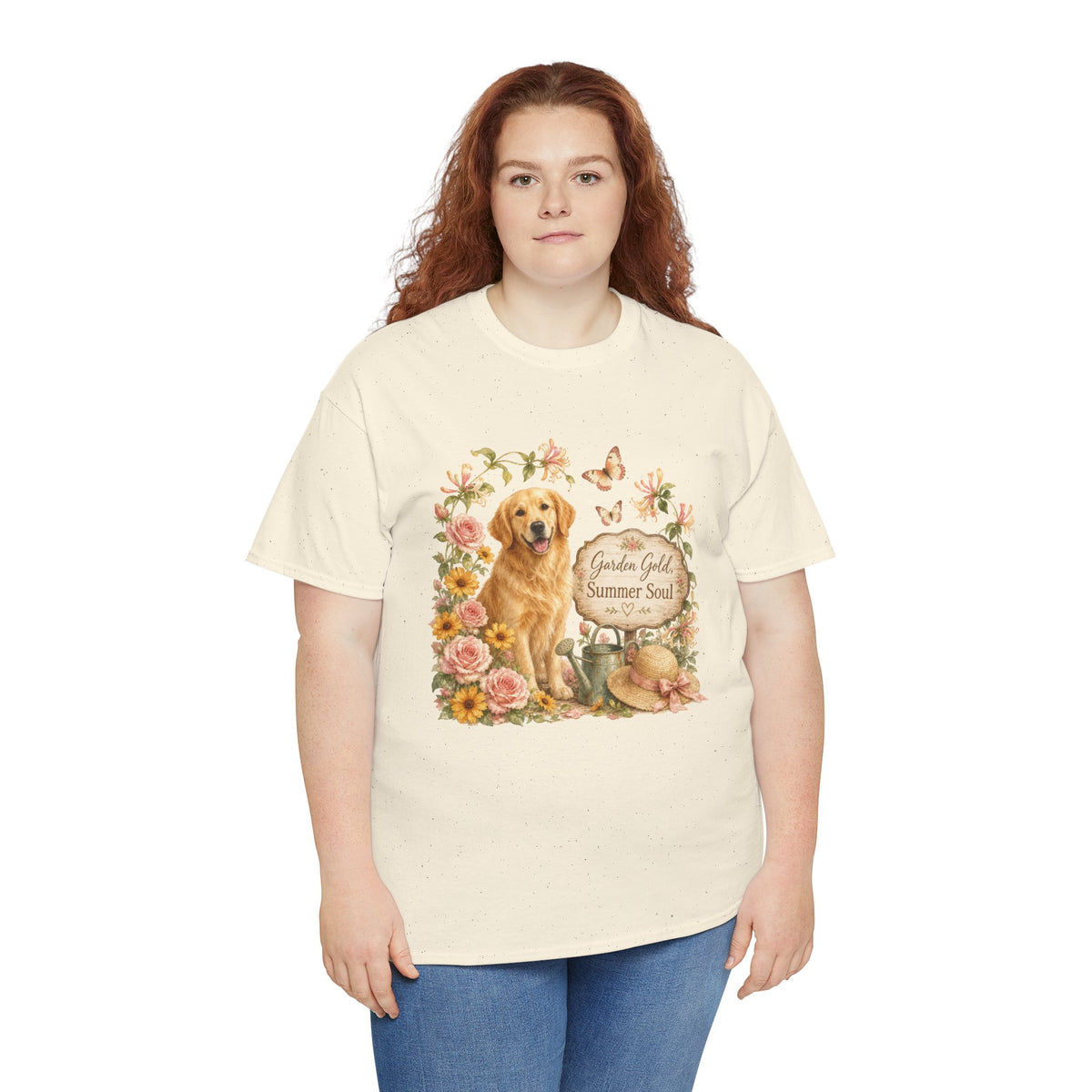 Garden Gold Summer Soul / Floral Dog Shirt