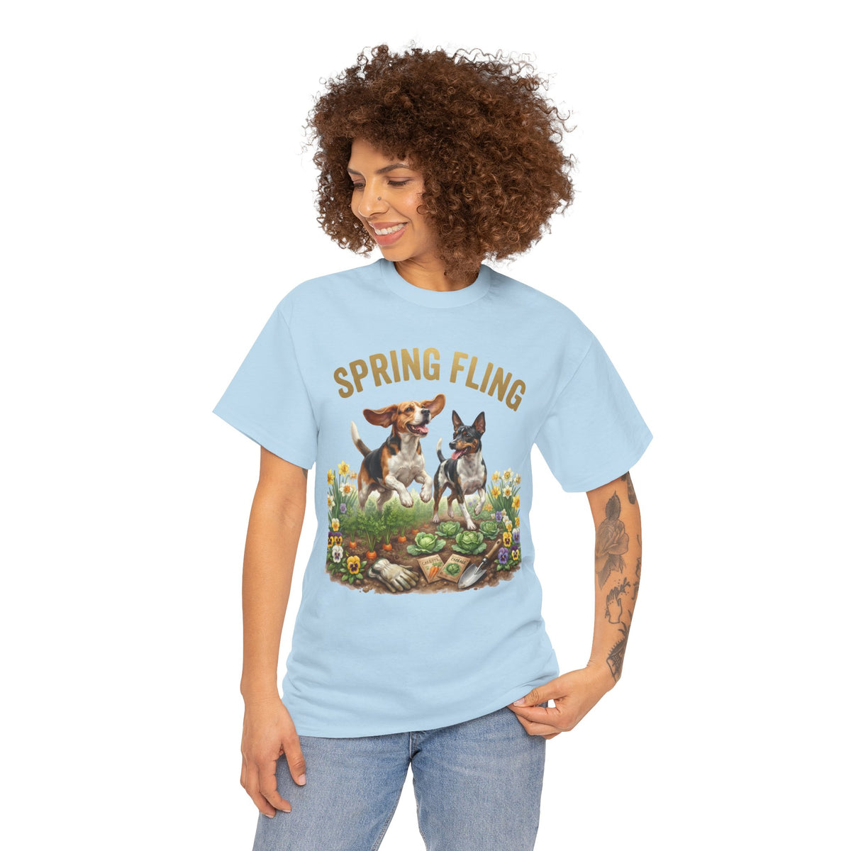 Spring Fling Beagle & Rat Terrier Unisex T-Shirt
