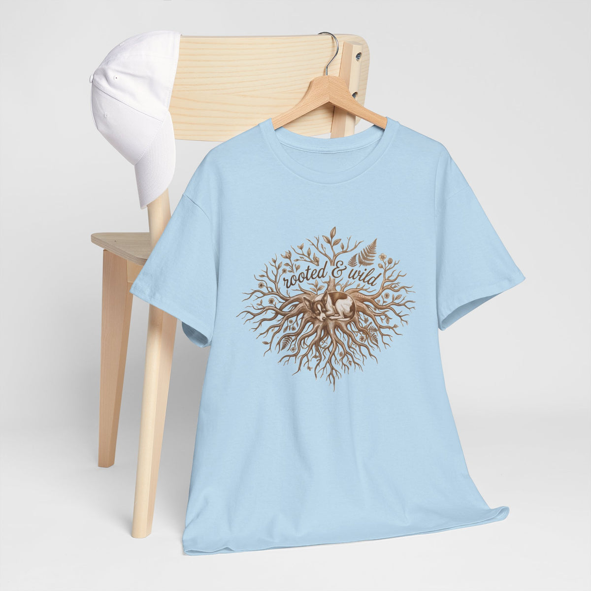 Rooted & Wild Tee — Inspirational Nature T-Shirt
