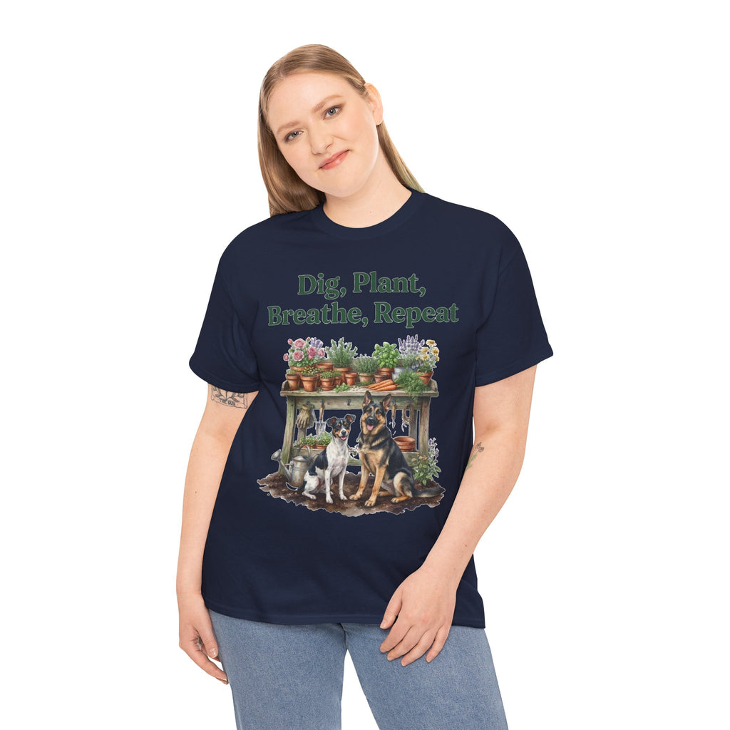 Dig, Plant, Breathe, Repeat Unisex T-Shirt