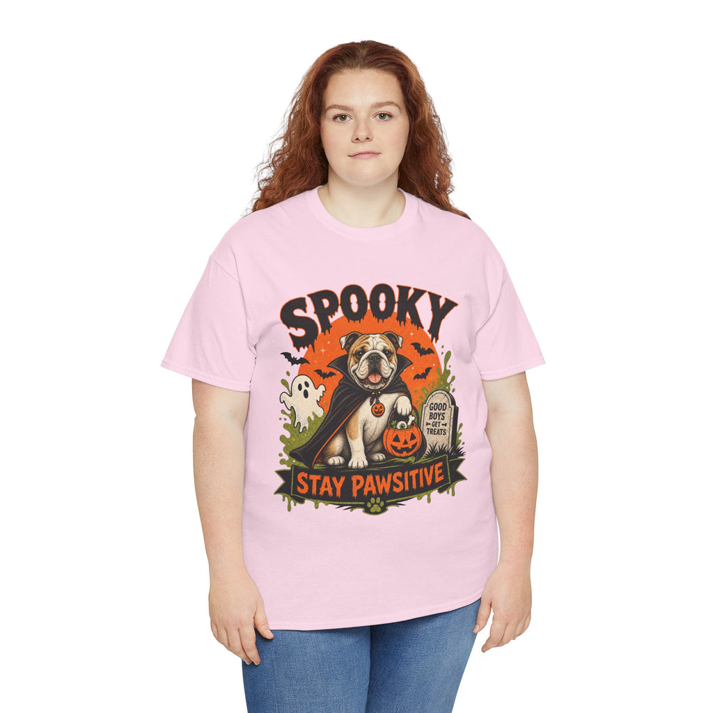 Spooky Stay Pawsitive Unisex T-Shirt