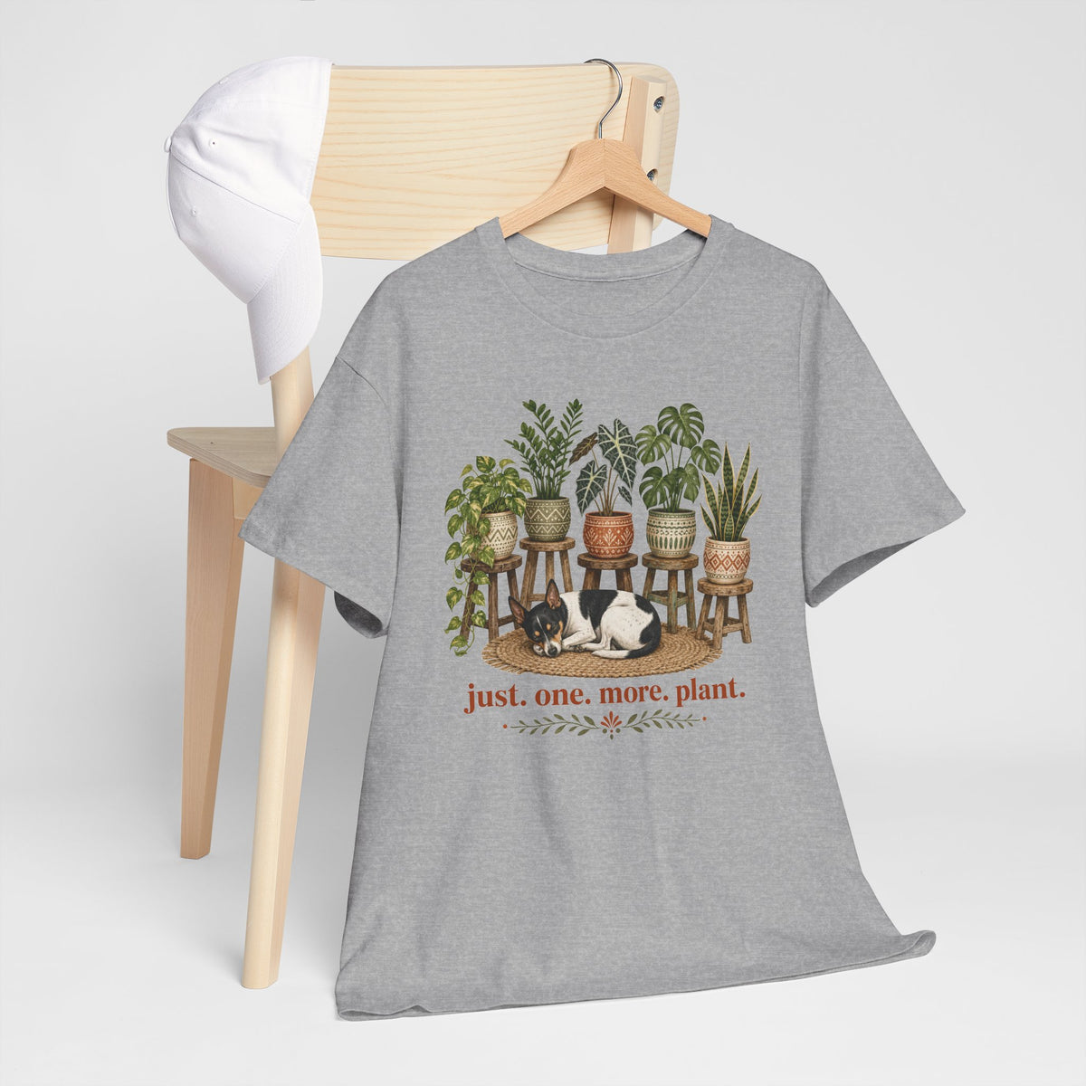 Just. One. More. Plant. Unisex T-Shirt Rat Terrier