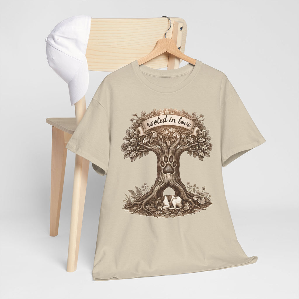 Rooted in Love Tree T-Shirt — Woodland Family & Pet Nature Tee