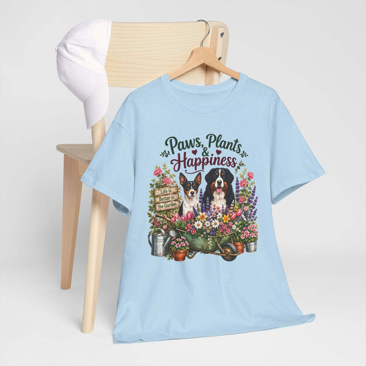 Paws Plants & Happiness Unisex T-Shirt