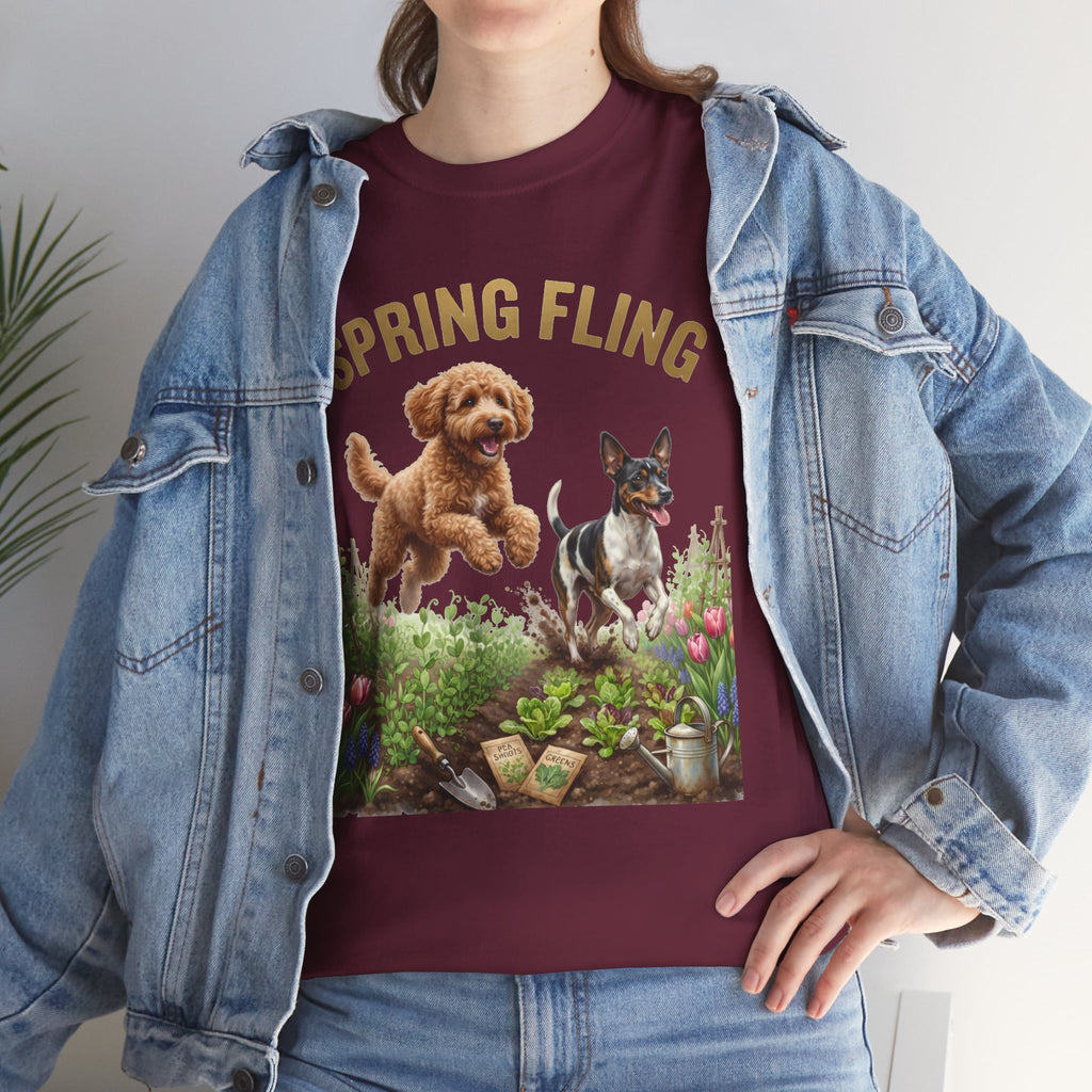 Spring Fling Labradoodle & Rat Terrier Unisex T-Shirt