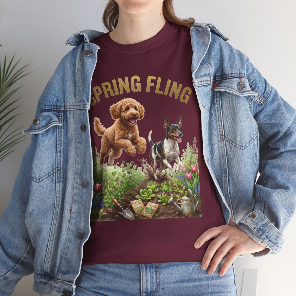 Spring Fling Labradoodle & Rat Terrier Unisex T-Shirt