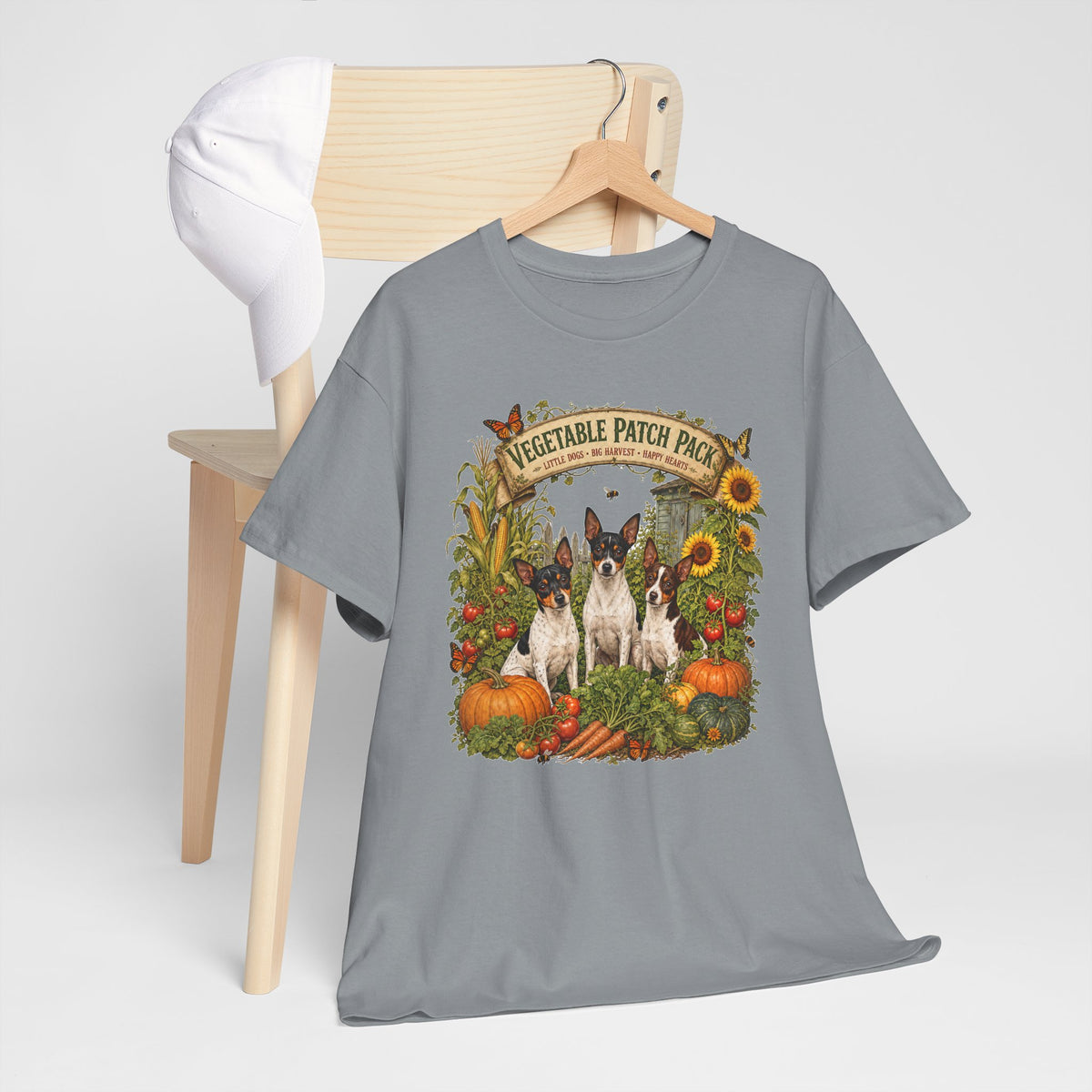 "Vegetable Patch Pack" Rat Terrier Tee