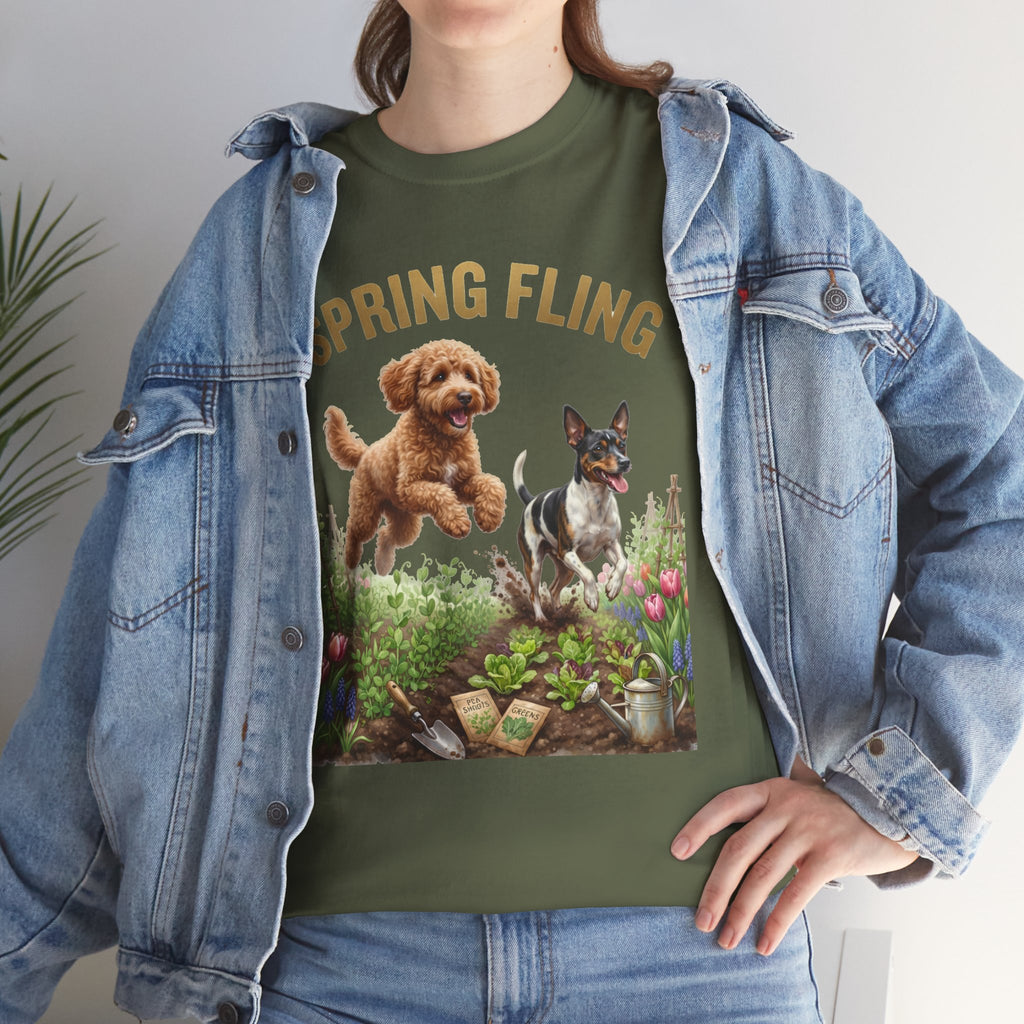 Spring Fling Labradoodle & Rat Terrier Unisex T-Shirt