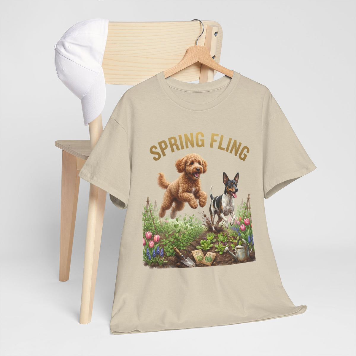 Spring Fling Labradoodle & Rat Terrier Unisex T-Shirt