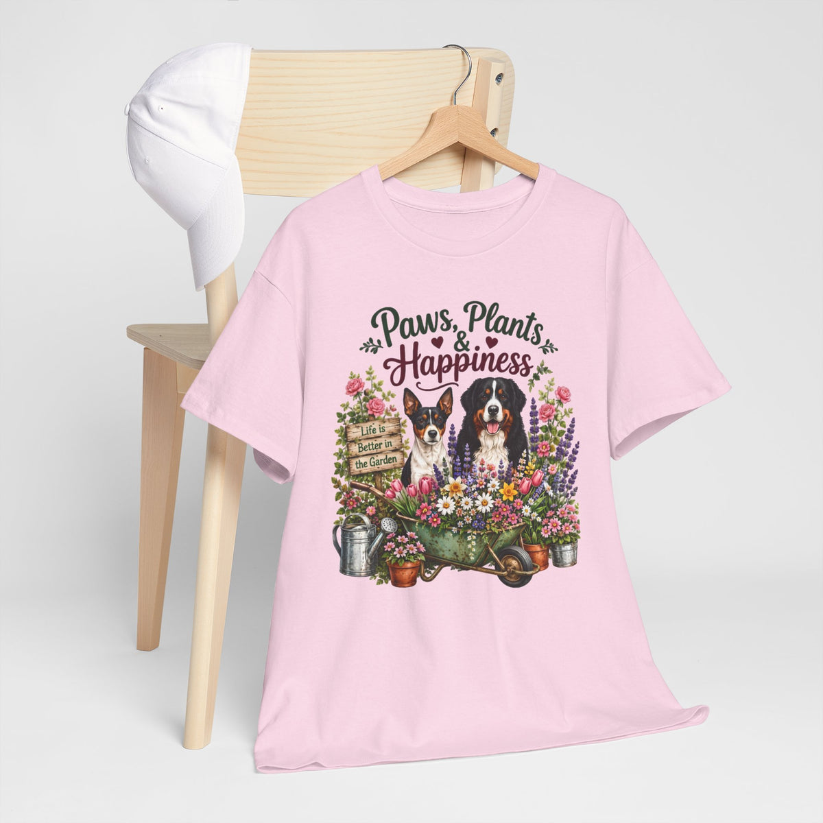 Paws Plants & Happiness Unisex T-Shirt