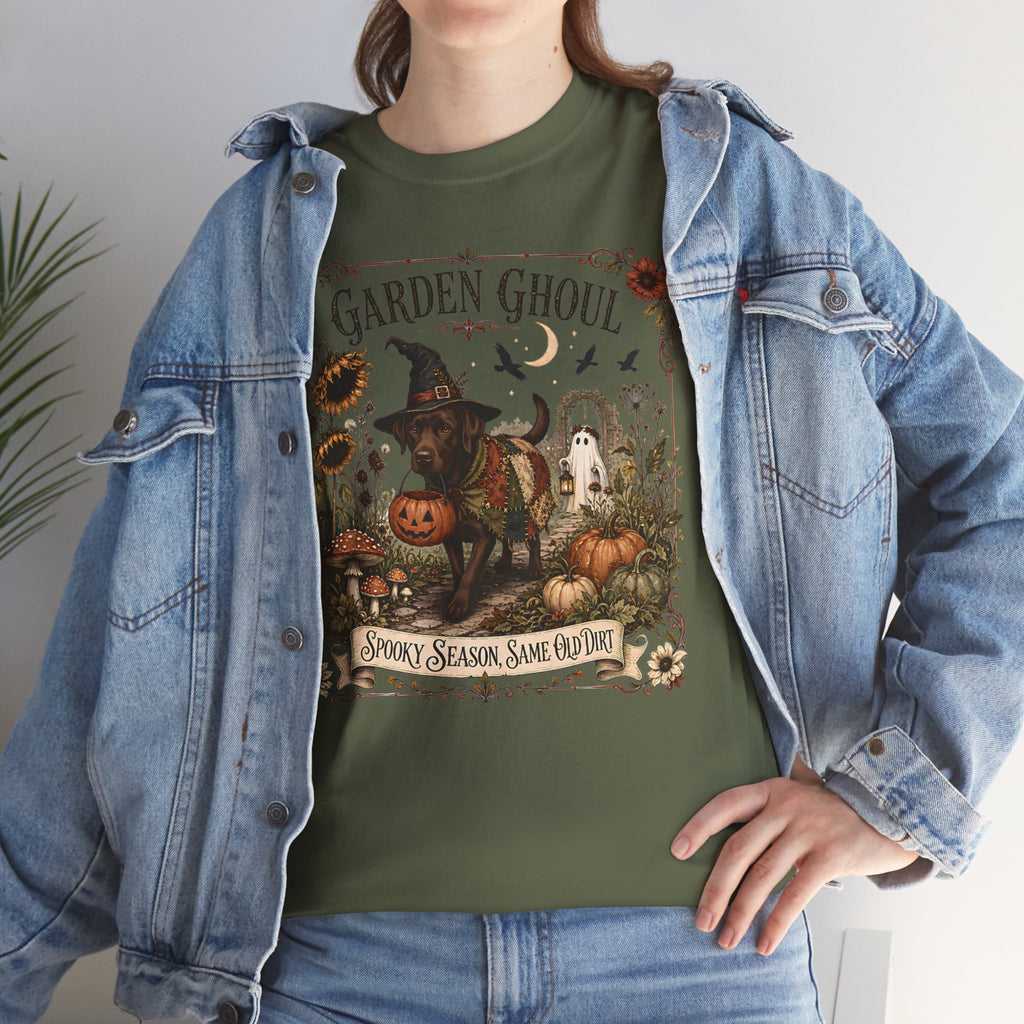 Garden Ghoul Spooky Season Same Old Dog Unisex T-Shirt