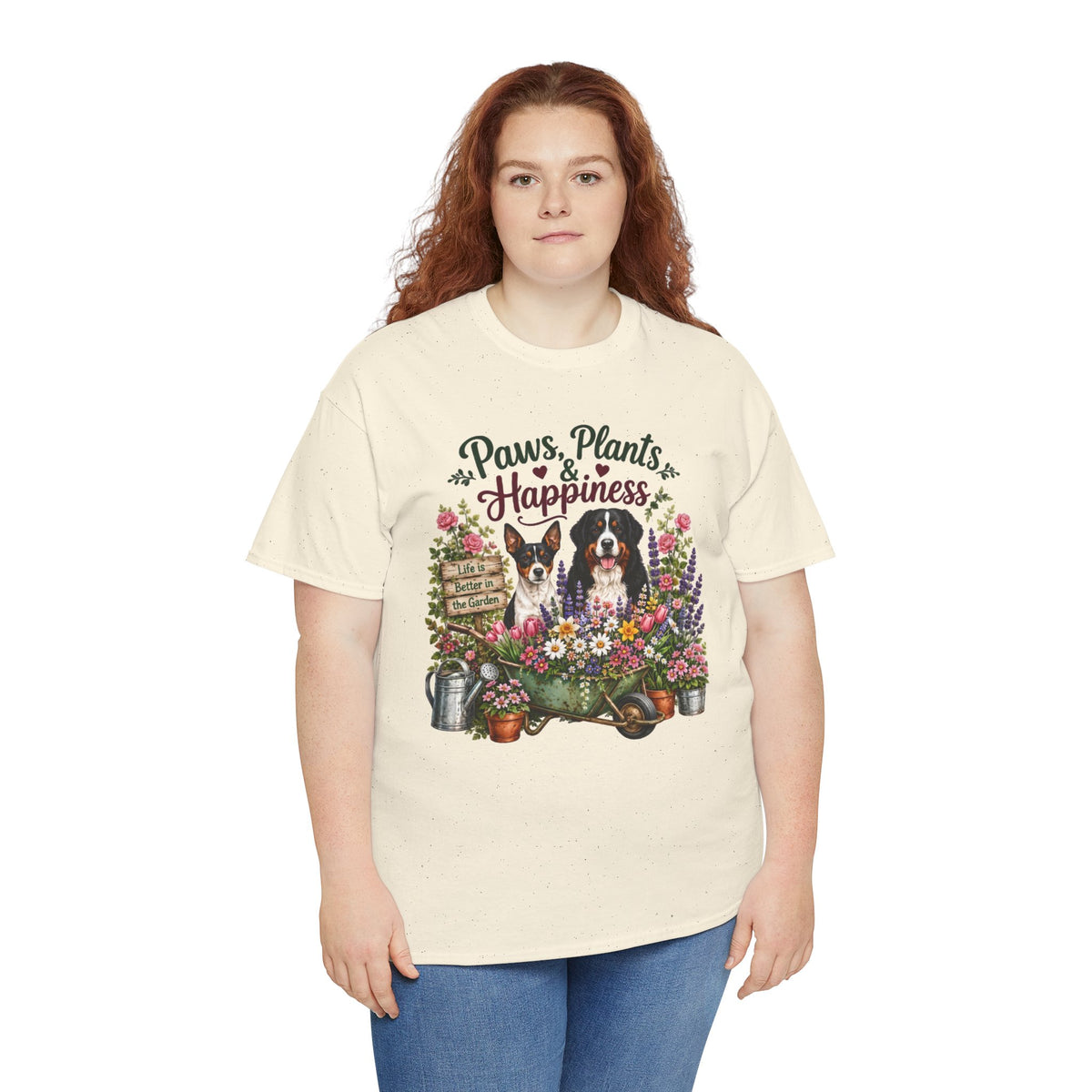 Paws Plants & Happiness Unisex T-Shirt