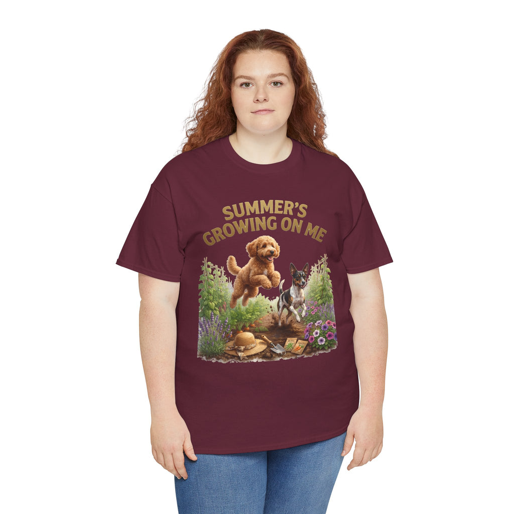 Summer's Growing on Me  Labradoodle & Rat Terrier Unisex T-Shirt