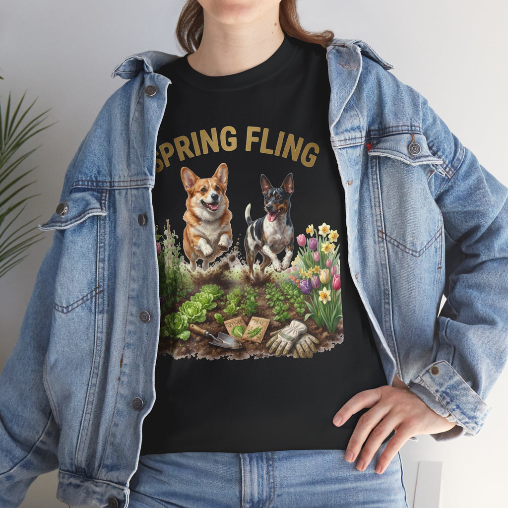 Spring Fling Corgi & Rat Terrier Unisex T-Shirt