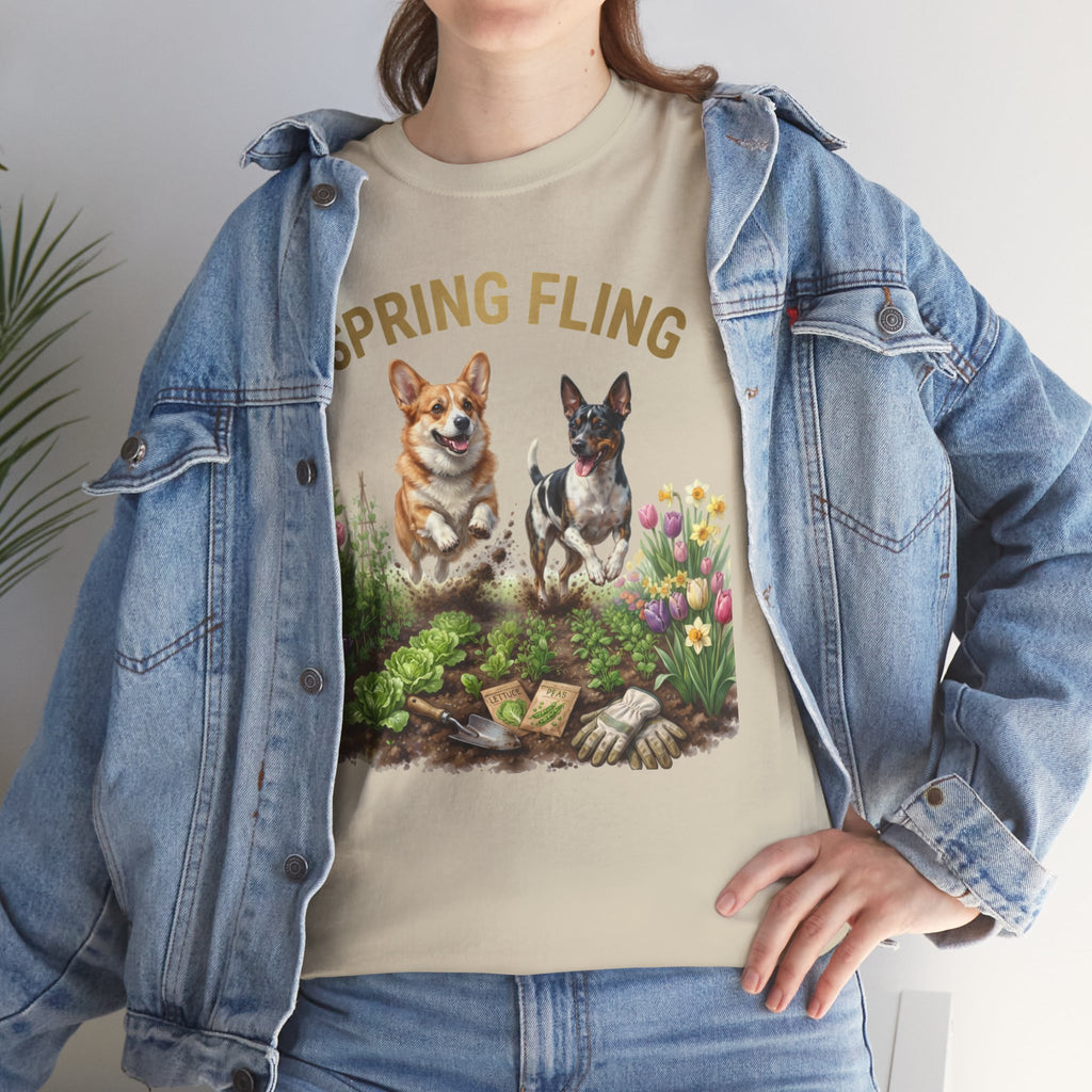 Spring Fling Corgi & Rat Terrier Unisex T-Shirt