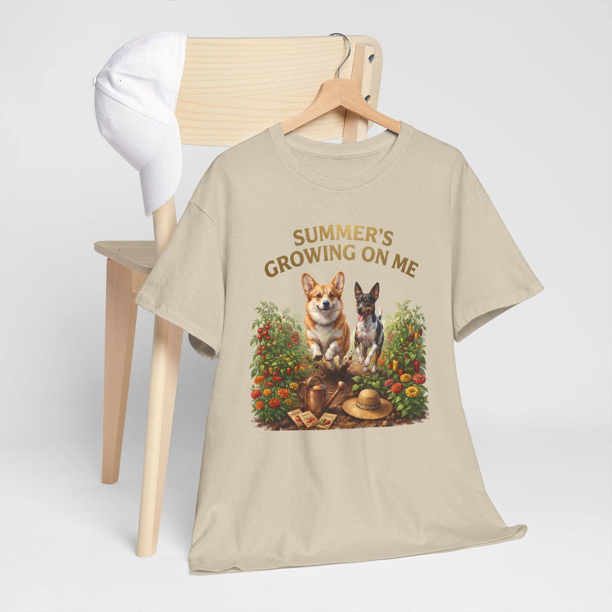 Summer's Growing on Me Corgi & Rat Terrier Unisex T-Shirt