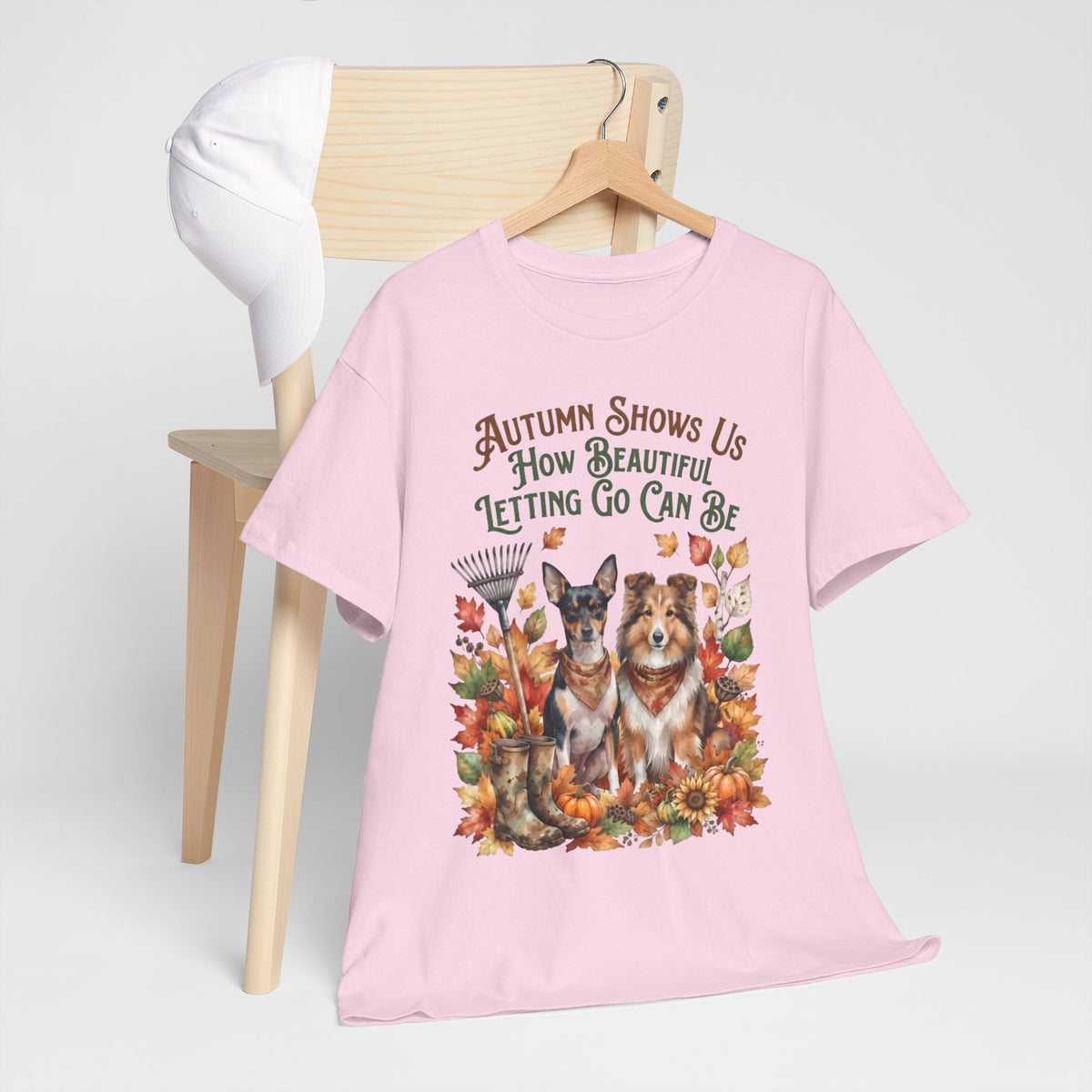 Autumn Shows Us How Beautiful Letting Go Can Be Unisex T-Shirt