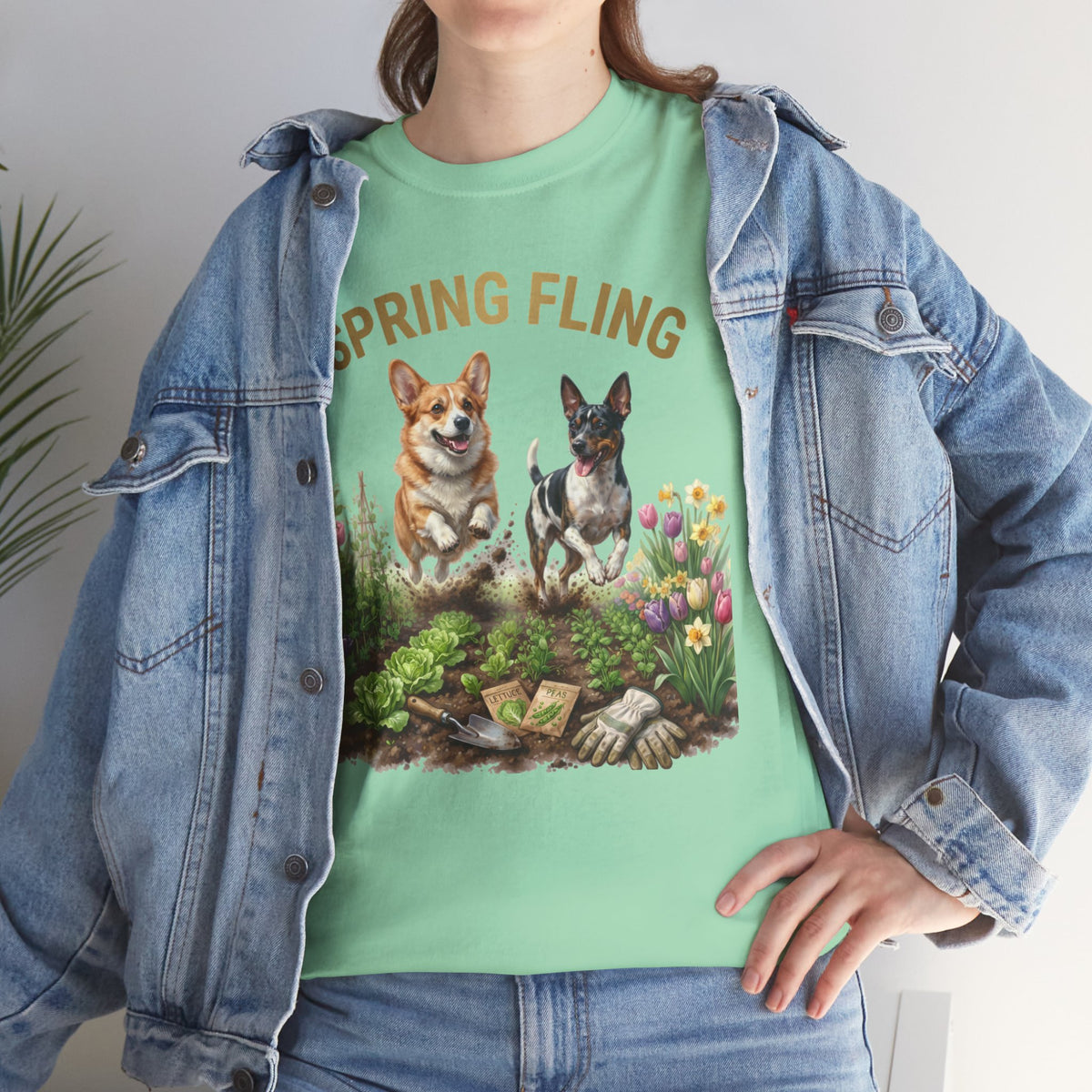 Spring Fling Corgi & Rat Terrier Unisex T-Shirt