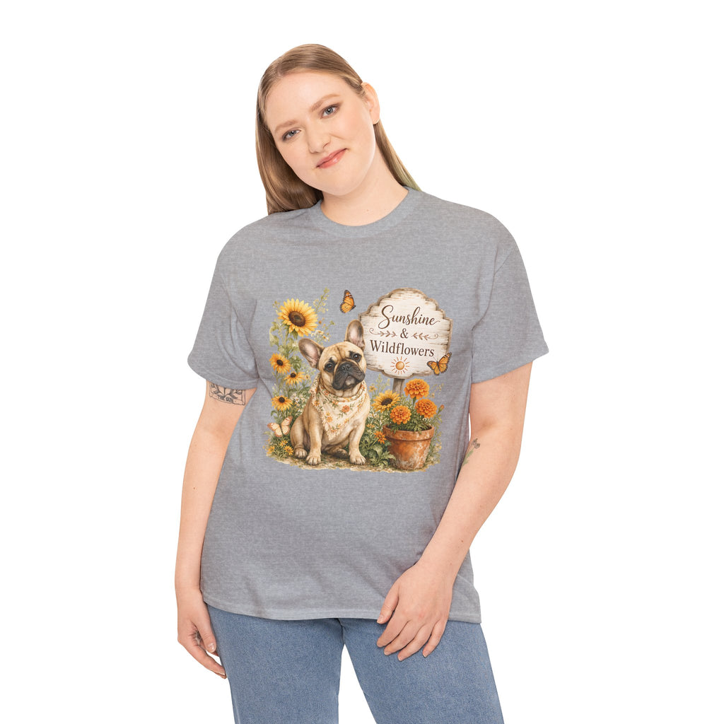 Sunshine & Wildflowers French Bulldog T-Shirt