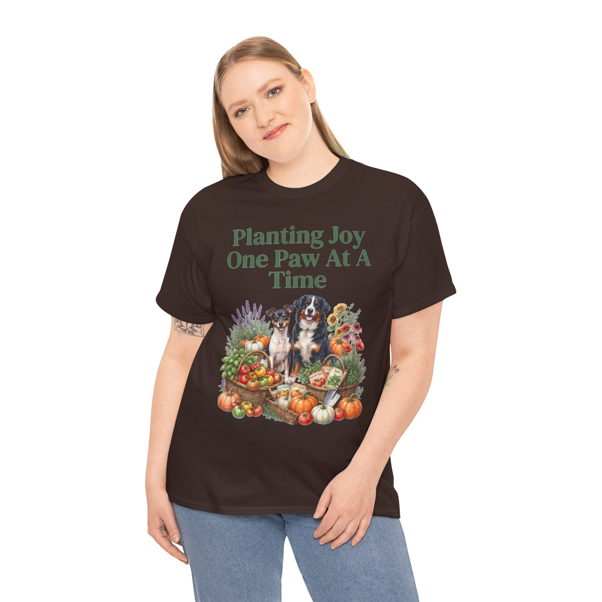 Planting Joy One Paw At A Time Unisex T-Shirt