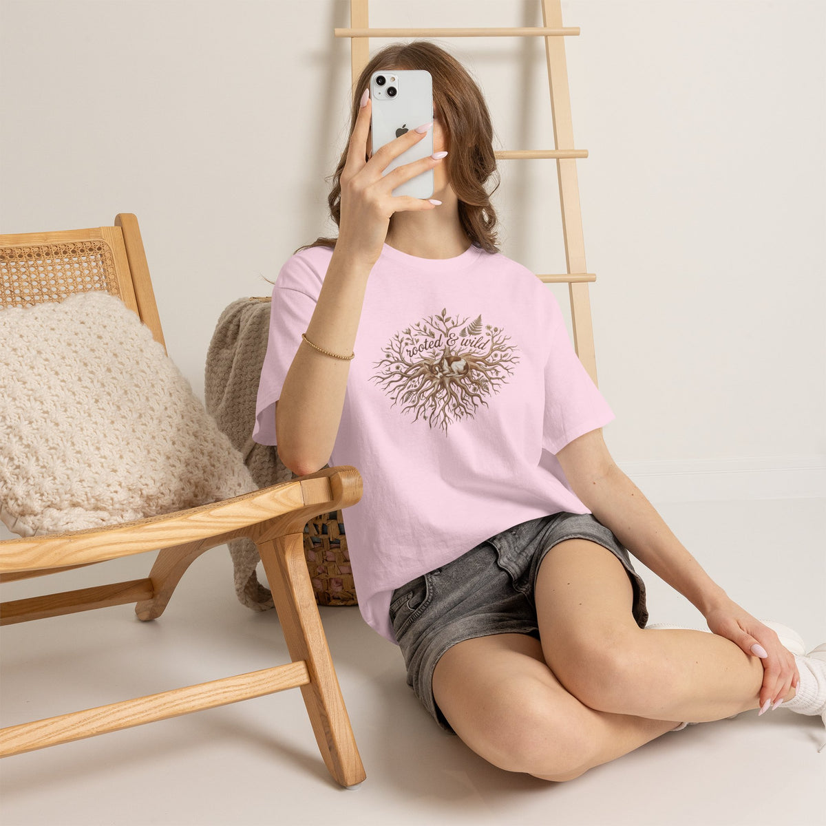 Rooted & Wild Tee — Inspirational Nature T-Shirt