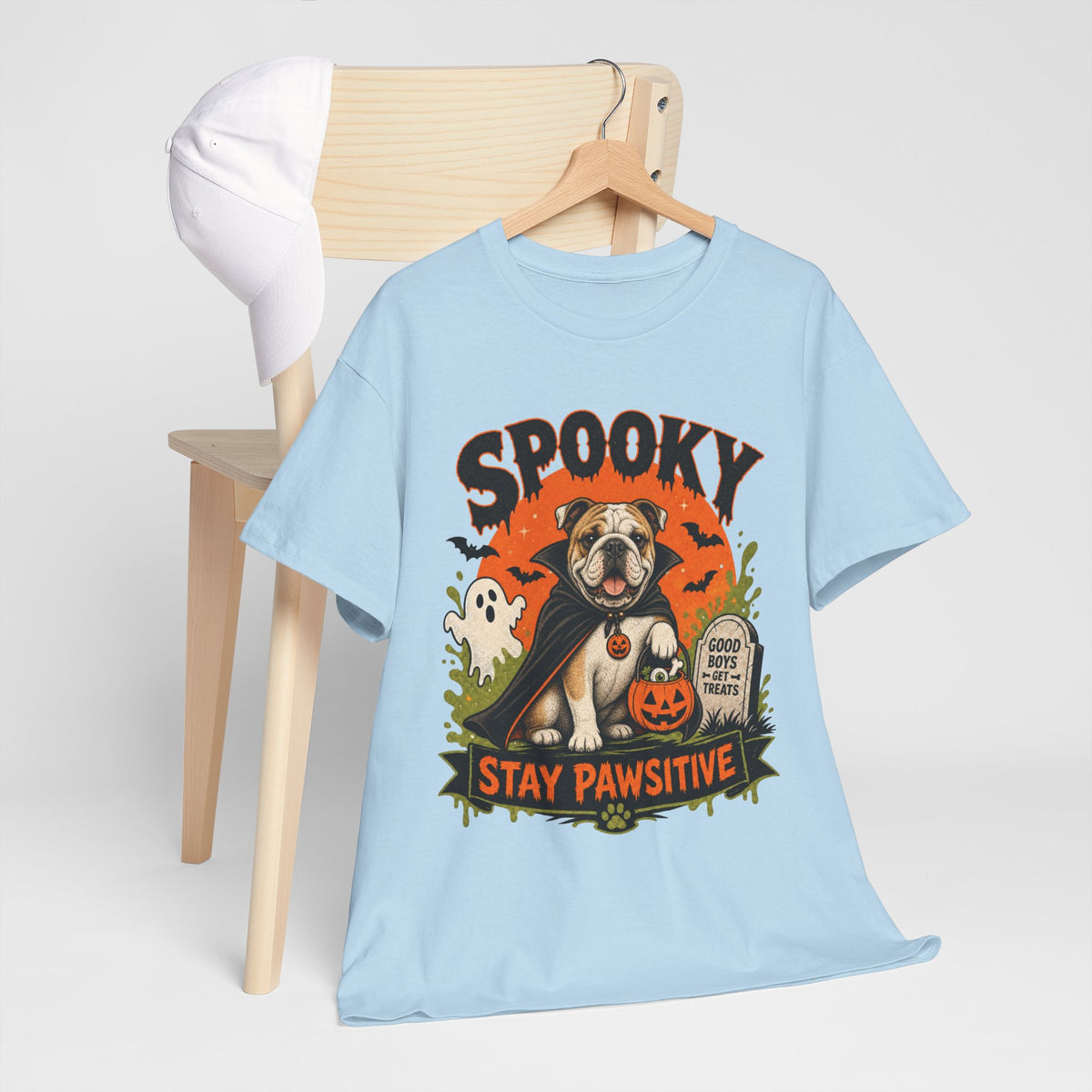 Spooky Stay Pawsitive Unisex T-Shirt